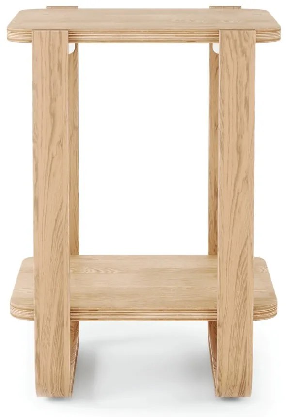 Măsuță auxiliară din lemn masiv de eucalipt 38x42 cm Bellwood – Umbra
