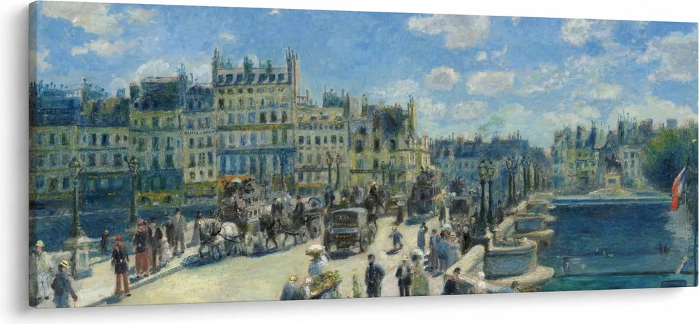 Tablou - Auguste Renoir, Pont Neuf, Paris, reproducere (120x50 cm)