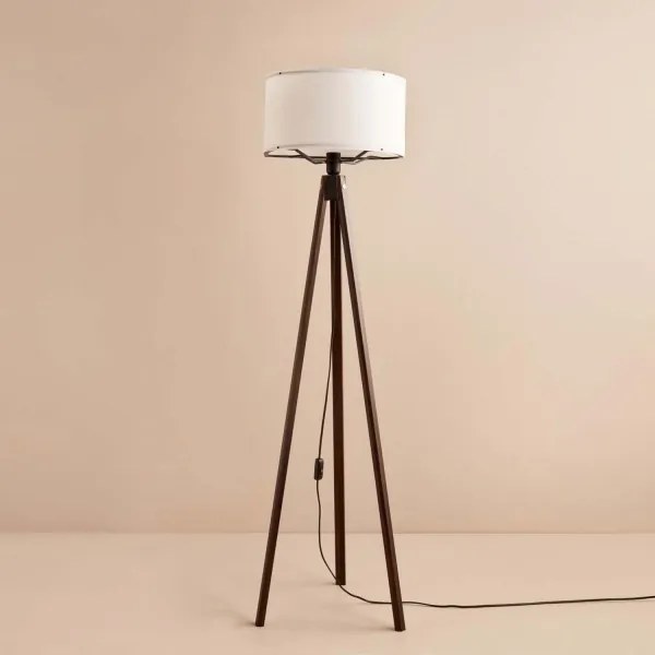 Lampă de podea AYD 1xE27/40W/230V maro/albă