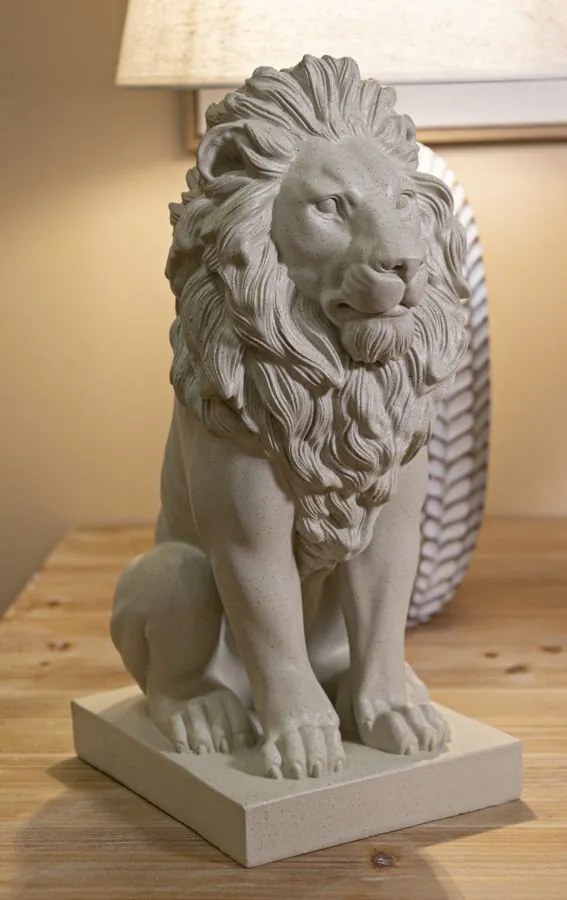 Mauro Ferretti Statueta Leu Cm 17,5X25X38 | Aosom Romania
