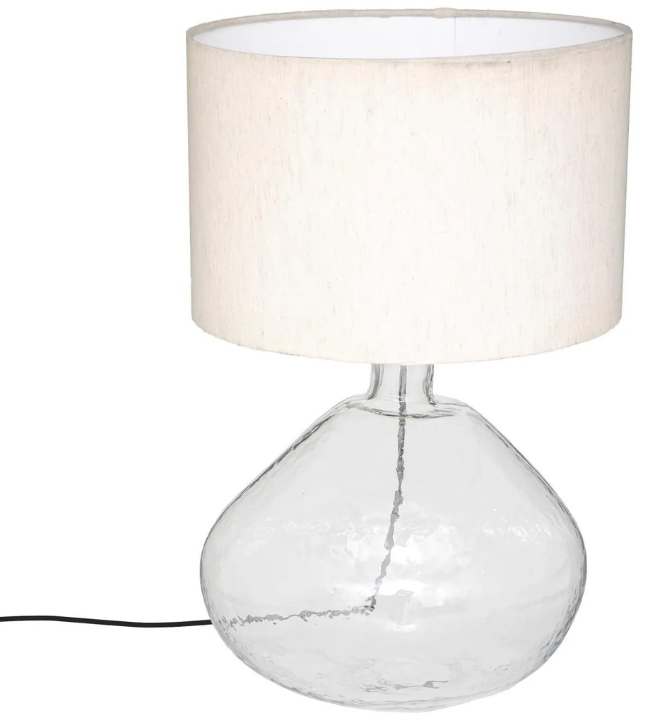 Lampa cu abajur textil Melly, inaltime 60 cm