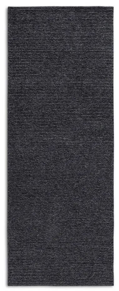 Covor tip traversă gri închis țesut manual din lână 80x200 cm Francois – Villeroy&Boch