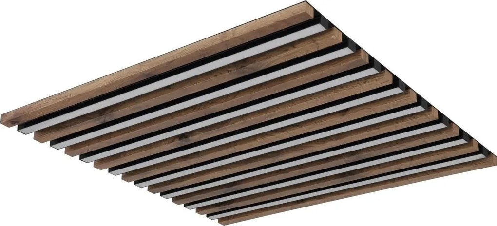 Globo 67347D3CCT - Plafonieră LED reglabilă HAYDEN 40W/230V 60x60 cm+telecomandă
