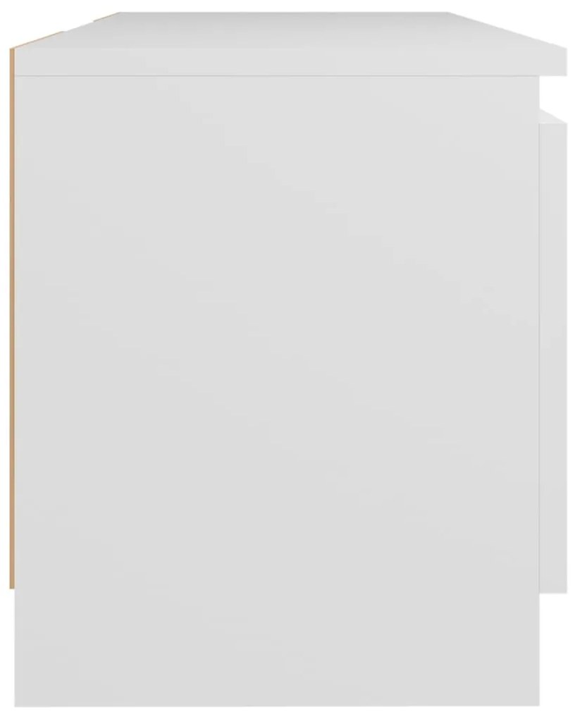 Comoda TV cu lumini LED, alb, 120x30x35,5 cm 1, Alb, 120 x 30 x 35.5 cm