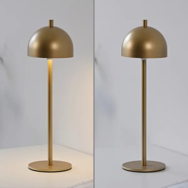 Schöner Wohnen 19244-12 - Lampă de masă LED dimabilă BELLIS, 2,5W/5V, IP54, aurie