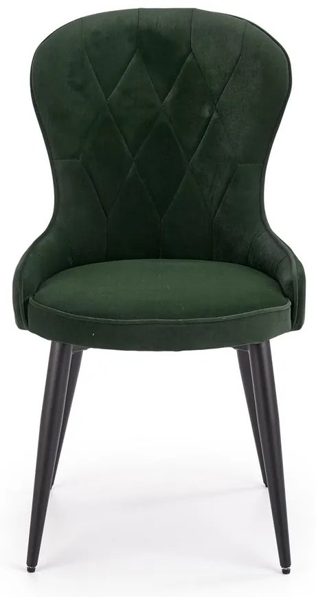 Scaun de bucaterie Rilla, verde/negru