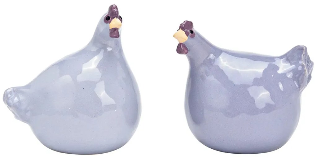 Pui ceramic LILAC CHICKEN mov - mai multe dimensiuni Marime: L