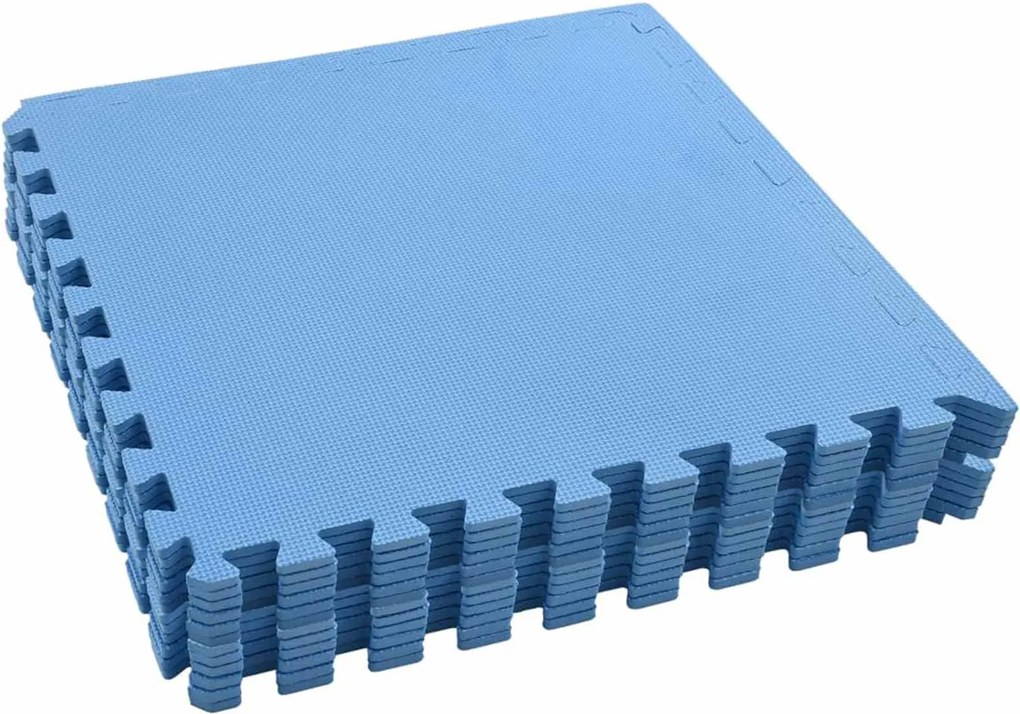 vidaXL Saltele de exerciții puzzle 12 pcs albastru 4,32 ㎡ Spumă EVA