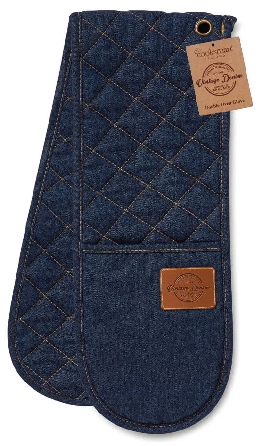 Mănușă dublă de bucătărie Cooksmart ® Oxford Denim