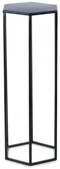 Suport pentru flori 70x24 cm, negru