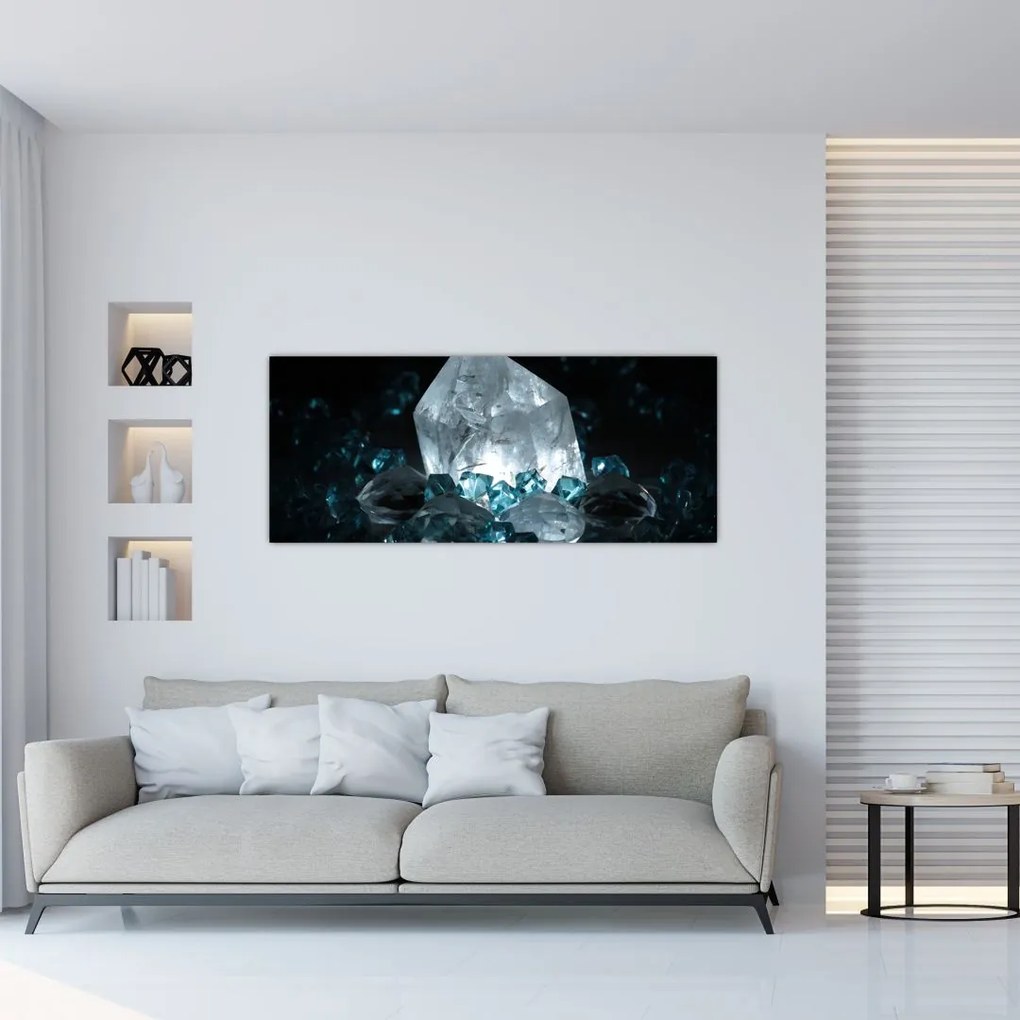 Tablou cu cristal (120x50 cm)