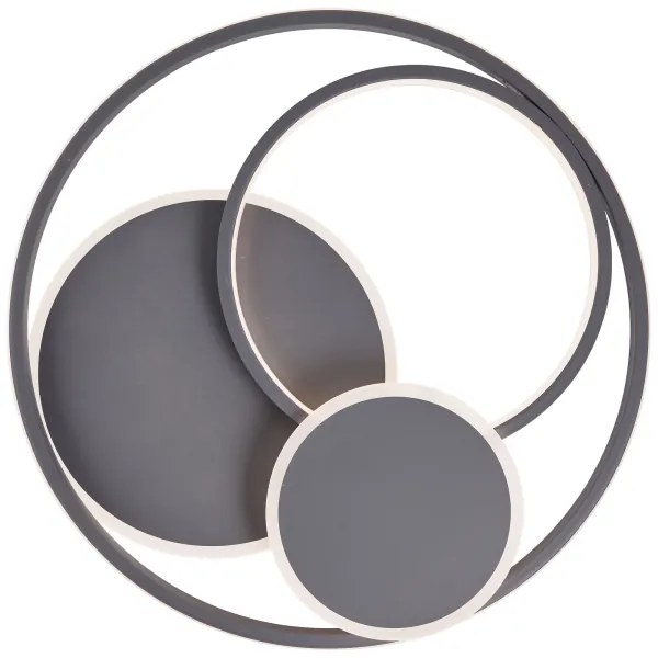 Plafonieră LED dimabilă Brilliant RUNDA LED/50W/230V 3000-6500K negru + telecomandă