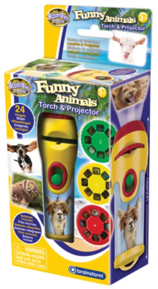 PROIECTOR TIP LANTERNA - DISTRACTIE CU ANIMALUTE - BRAINSTORM (E4010)