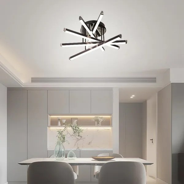 Lustră LED dimabilă aplicată LED/75W/230V 3000-6500K + telecomandă