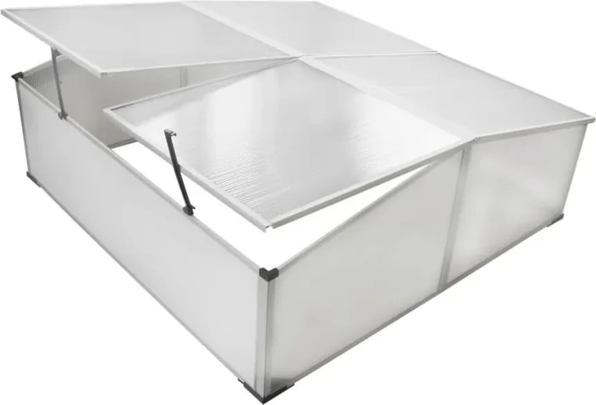 vidaXL Pavilion protecție frig cu acoperiș 4 panouri 108x41x110 cm