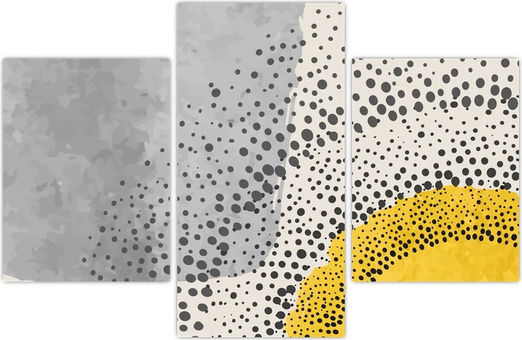 Tablou - pictură abstractă de plajă N⁰3 (90x60 cm)