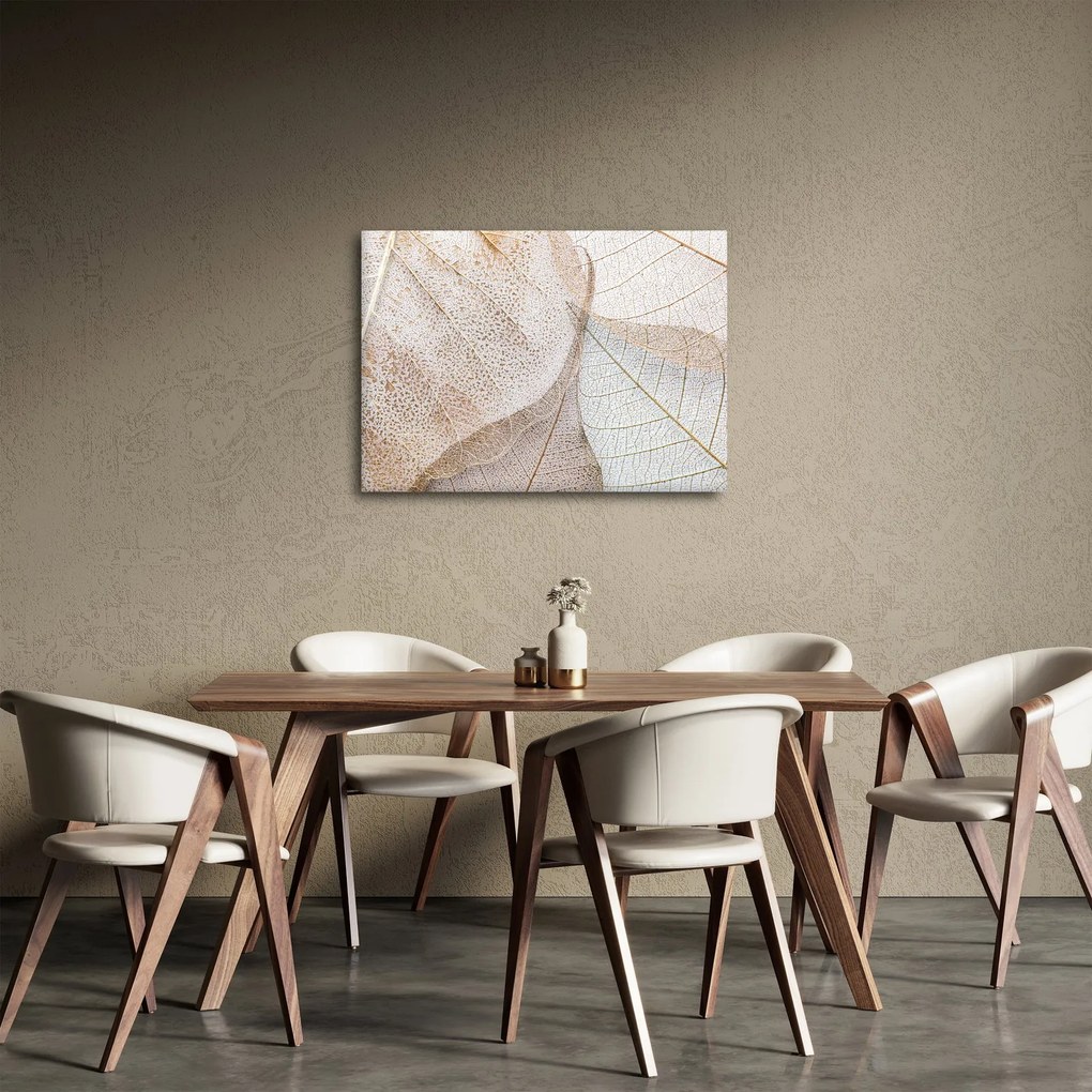 Tablou - Frunze bej (70x50 cm)