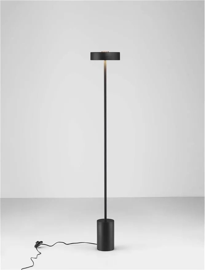 Lampadar/Lampa de podea LED stil minimalist THEA negru