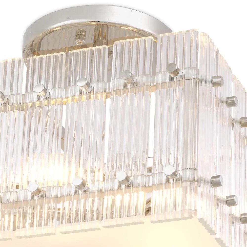 Lustra design LUX Ruby square, nickel 115536 HZ