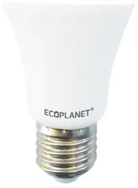 Set 10 buc - Bec LED Ecoplanet, E27, 7W (60W), 630 LM, F, lumina rece 6500K, Mat Lumina rece - 6500K, 10 buc