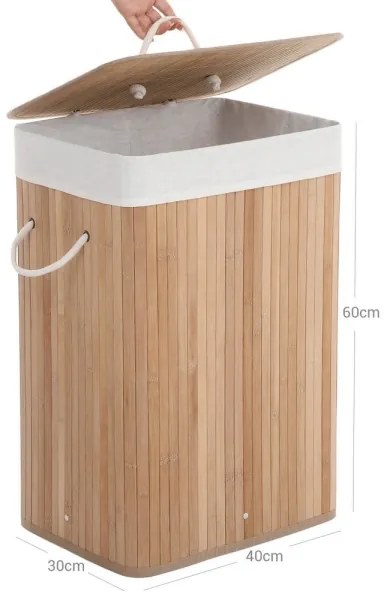 Coș pentru rufe GUS, maro