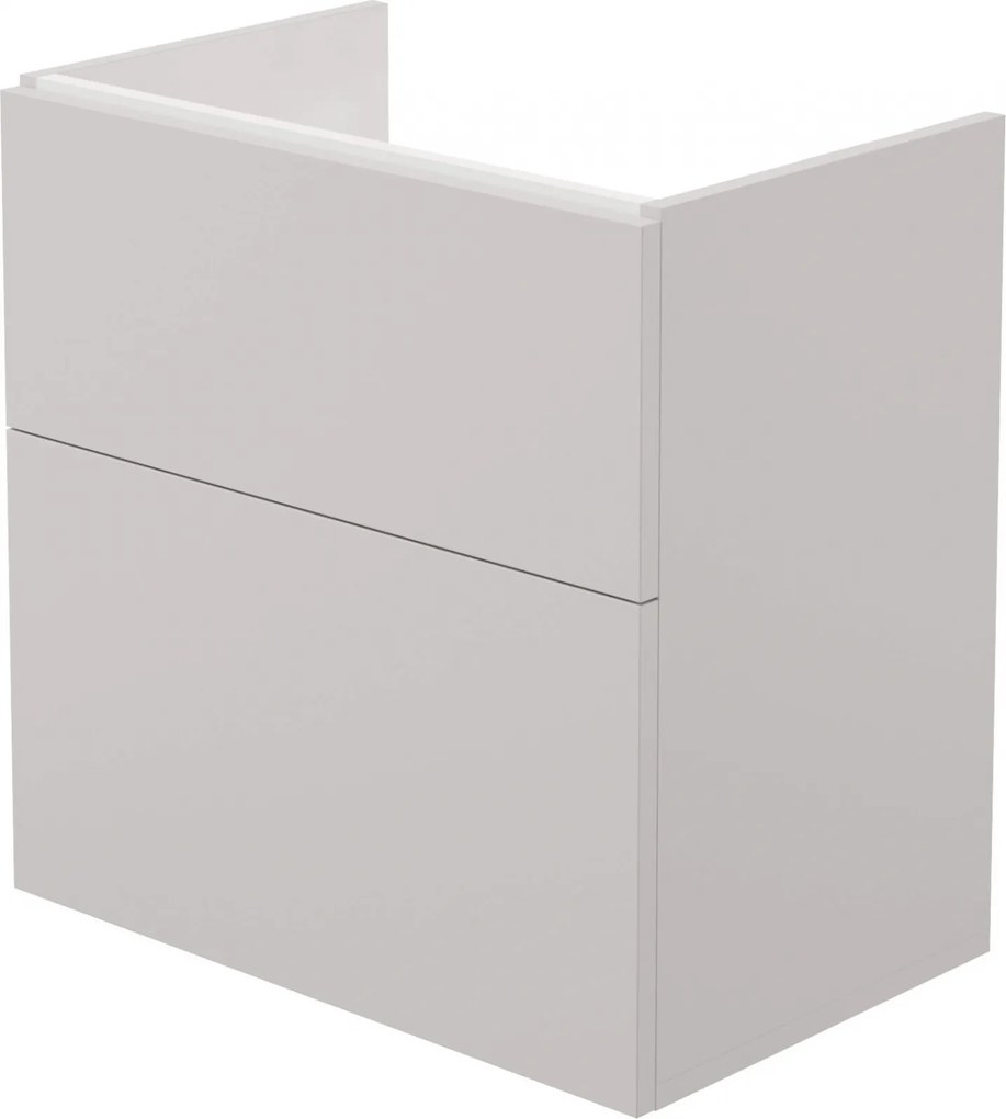 Dulap baie suspendat 60x60x38.5cm pentru lavoar, casmir mat, MDF, Deante Prizma Casmir mat, 600x600x385 mm