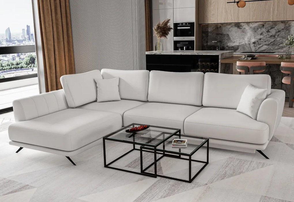Supermobel Coltar extensibil LARDE, 276x90x191, Softis 17, stanga