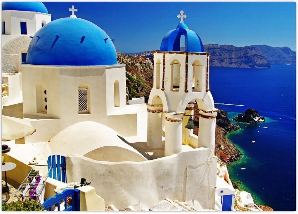 Tablou - Santorini, Grecia (70x50 cm)