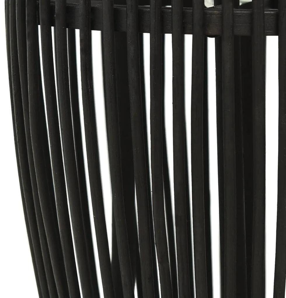 Lampa suspendata, negru, 23x55 cm, rachita, 40 W, oval, E27 1, 23 x 55 cm, Negru, nu, 23 x 55 cm