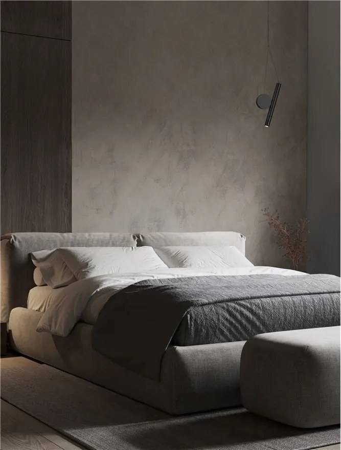 Pendul, Lustra LED design minimalist VERO negru