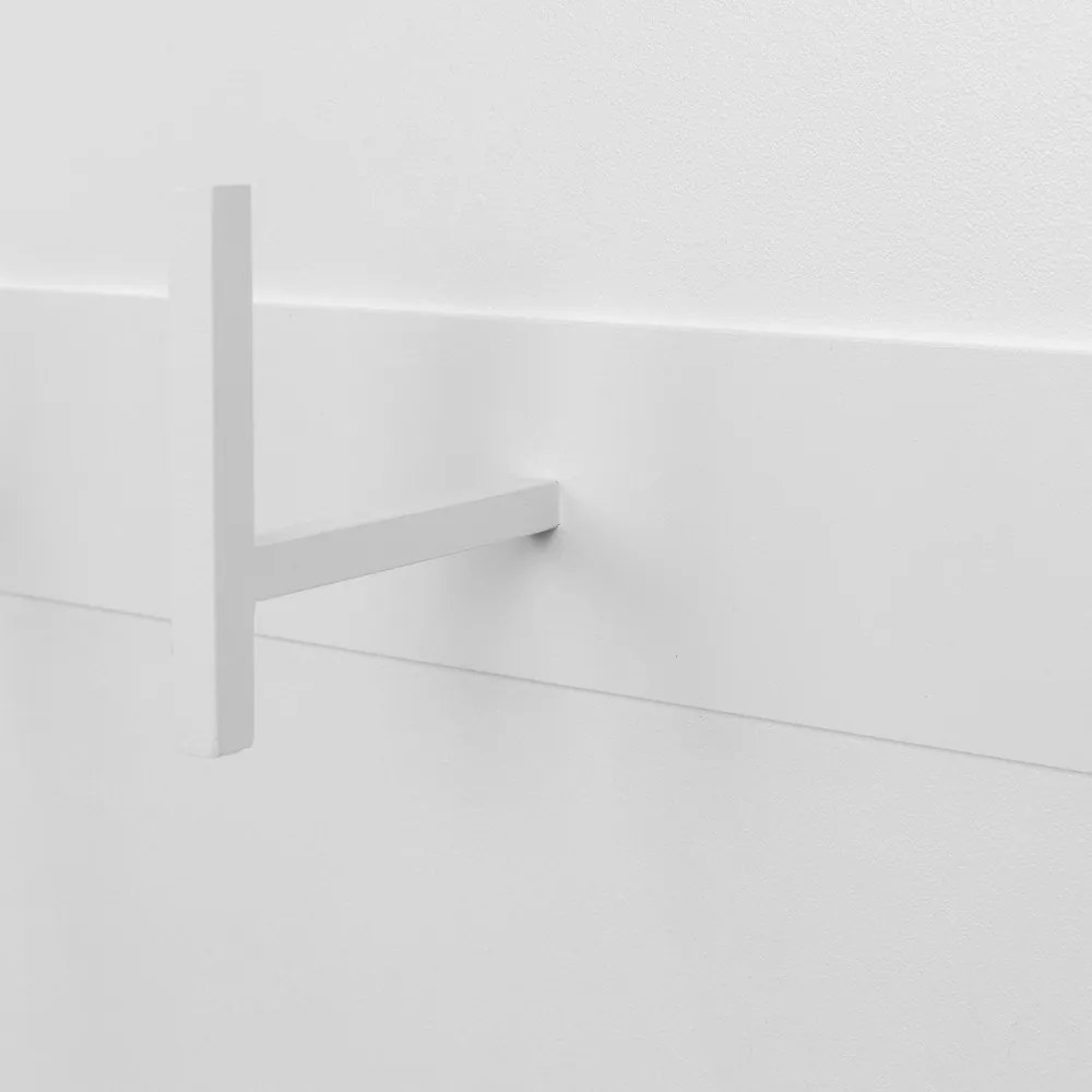 Cuier de perete alb din metal 64 cm Chapman – Spinder Design