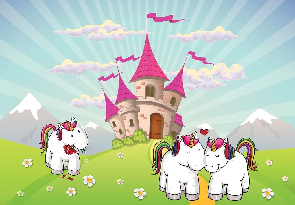 Fototapet - Unicorn (254x184 cm)