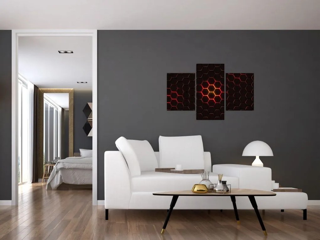 Tablou cu sârmă (90x60 cm)