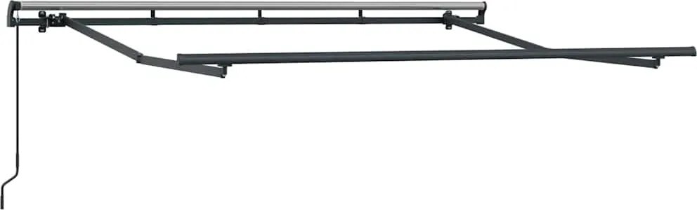 vidaXL Cadru de copertină Manual Antracit 3 x 2 m Metal