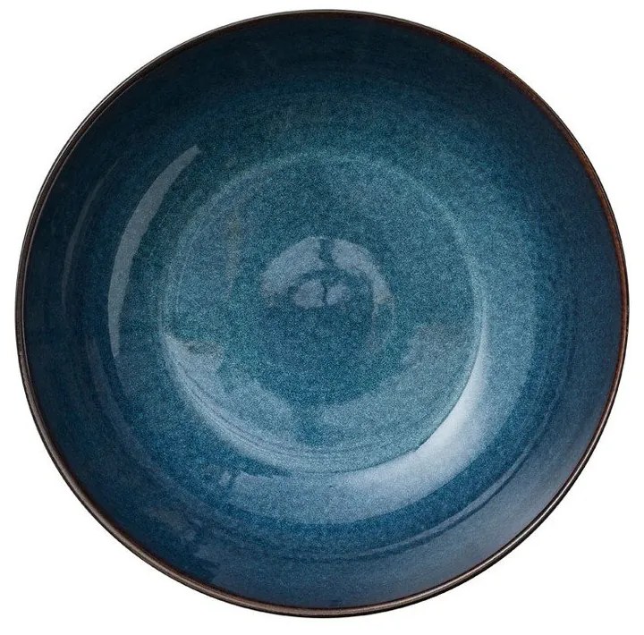 Bol negru/albastru din gresie ø 30 cm Gastro Dark Blue/Black – Bitz