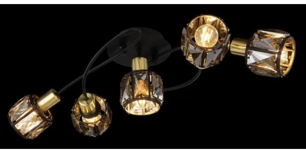 Lustră aplicată INDIANA 5xE14/40W/230V Globo 54357-5B