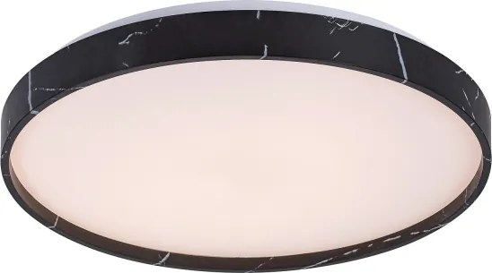 Rabalux 71517-LED Plafonieră cu dimmer TERESIA 24W/230V 3000-6500K Ø 38 cm neagră + telecomandă