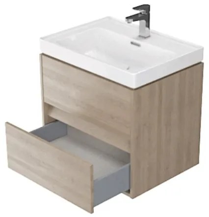 Cersanit S924-008 - Dulap pentru lavoar CREA 59,4x44,7 cm stejar