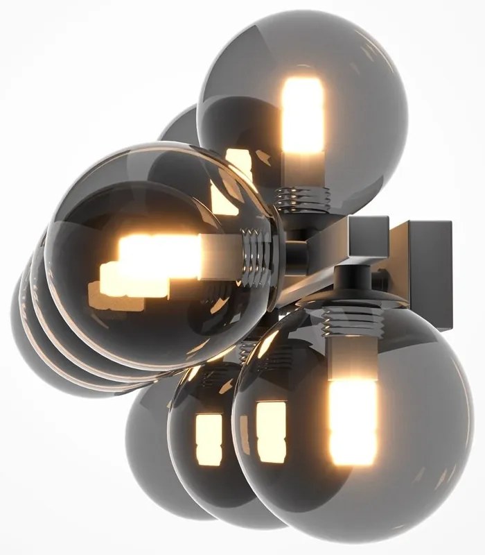 Aplica perete moderna design deosebit Dallas 9 negru