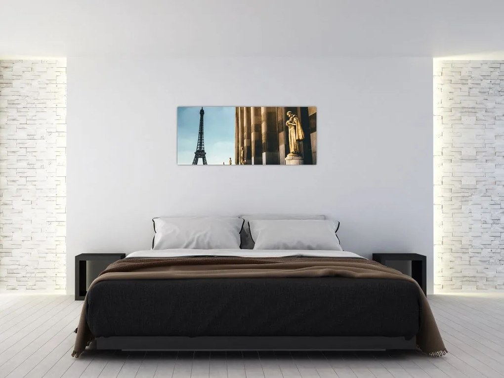 Tabou din piața Trocader, Paris (120x50 cm)