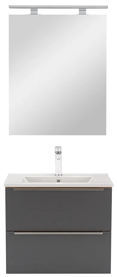 Mobilier complet de baie Vario Trim 60 stejar-antracit