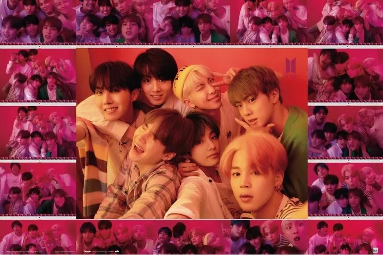 Poster BTS - Selfie, (91.5 x 61 cm)