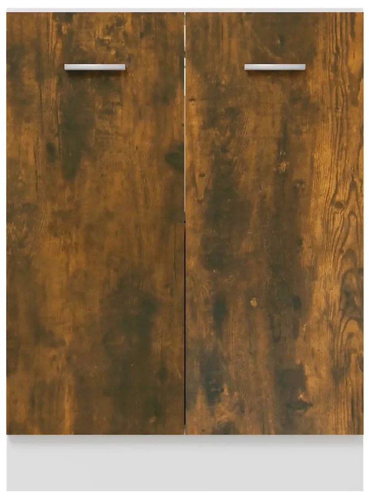 Dulap inferior, stejar fumuriu, 60x46x81,5 cm, lemn prelucrat Stejar afumat, 1