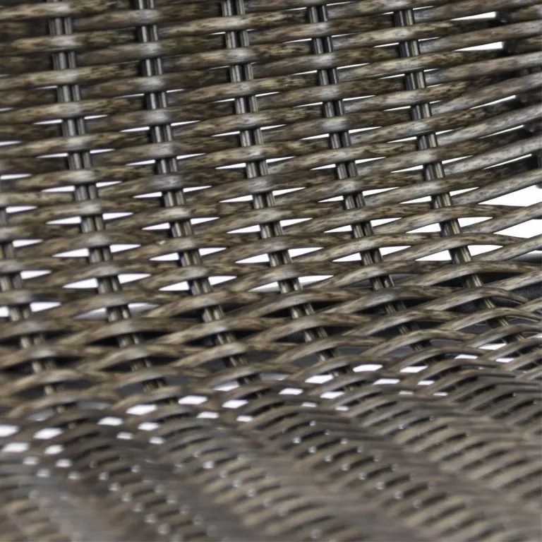 Set de scaune de grădină, stivuibile, gri închis, 4 buc