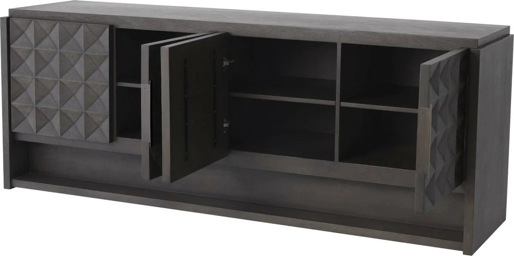 Comoda design elegant LUX Jane L, cafeniu-Mocha 113798 HZ