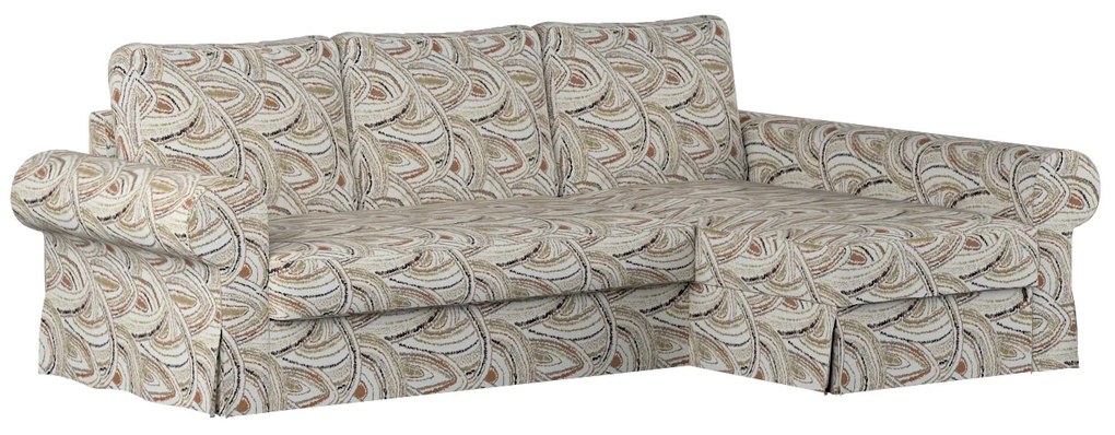 Husa canapea extensibila cu sezlong Backabro