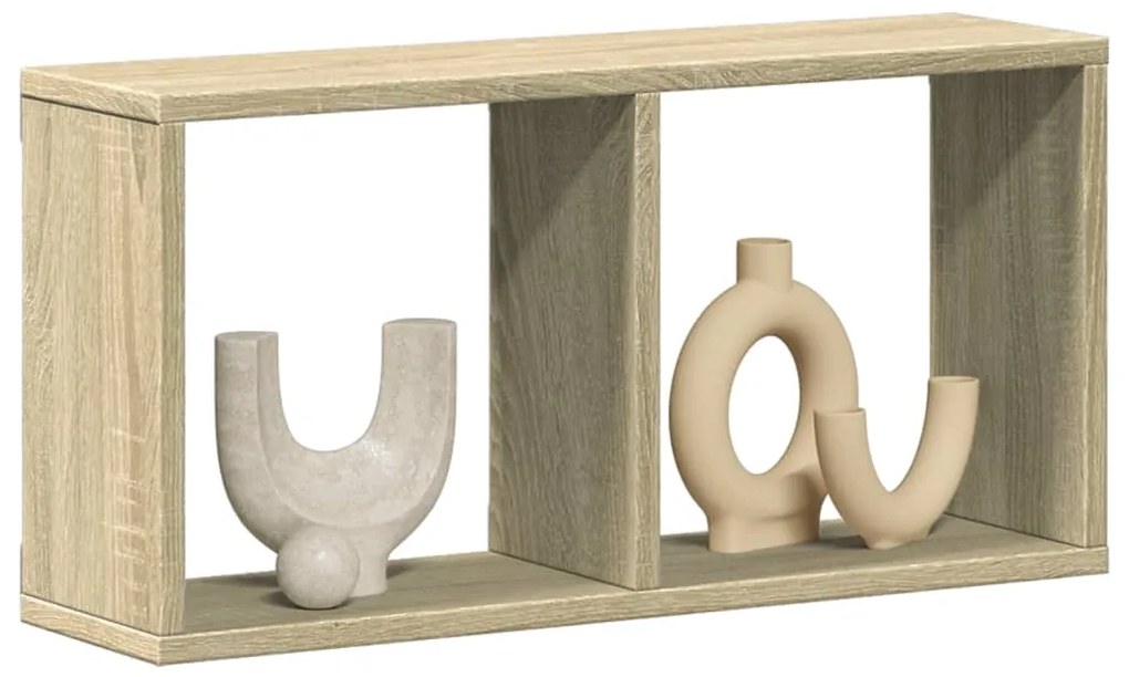vidaXL Dulap de perete, stejar sonoma, 60x16x30 cm, lemn prelucrat