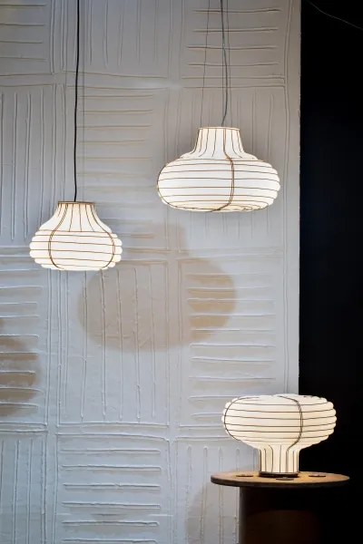 Lustră pe cablu SIRU CHAPEAU 2xE14/40W/230V crom/alb sticlă venețiană