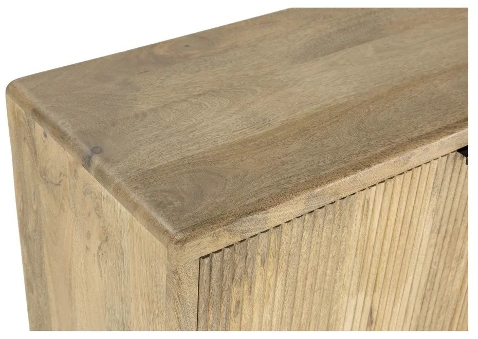 Comodă în culoare naturală din lemn de mango 150x85x40 cm Mundra – MOME