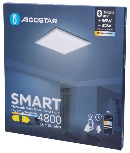 Panou LED aplicat Aigostar LED/36W/230V 60x60 cm